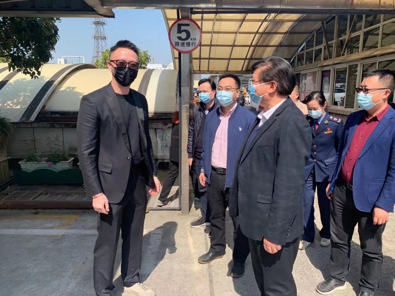 杭州市市场监视管理局范建军局长 走访钱江商城检查指导疫情防控事情