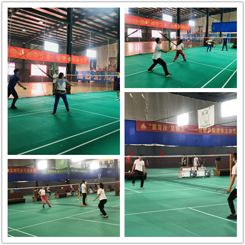 “庆五一 迎五四” 庐阳人生就是博文创园开展羽毛球互动赛