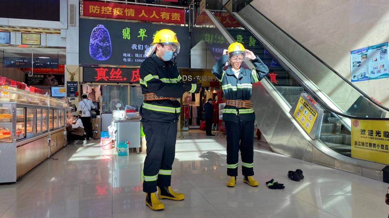  钱江商城开展专职清静员清静生产培训事情