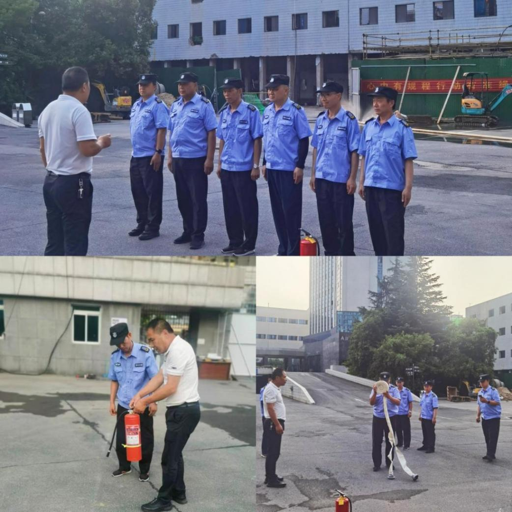 人生就是博文创集团旗下安徽老广电355立异中心项目开展安保职员消防清静专项培训